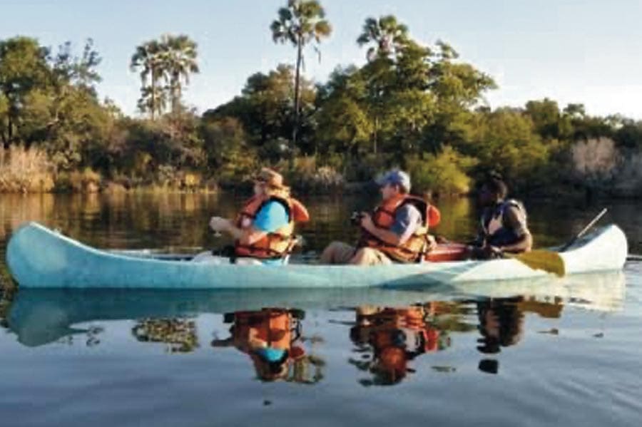Pioneers canoe safaris on the upper Zambezi.